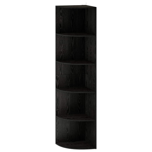Corner Shelf 5-Tier 41.5 x 41.5 x 178 cm Engineered Wood