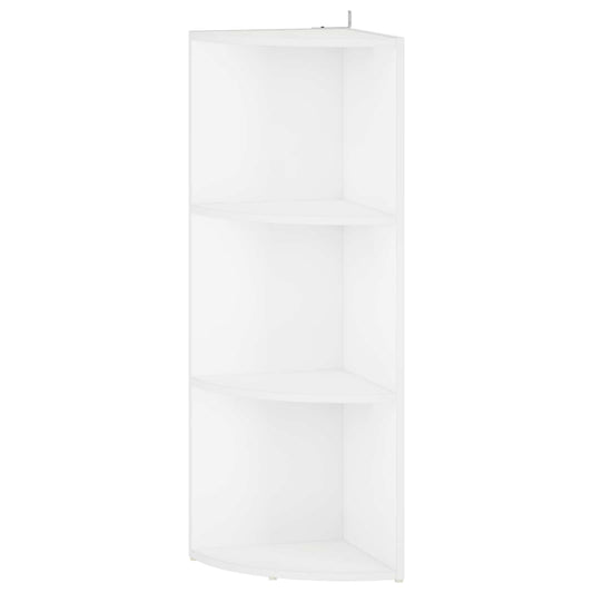 Corner Shelf 3-Tier 41.5 x 41.5 x 107.5 cm Engineered Wood
