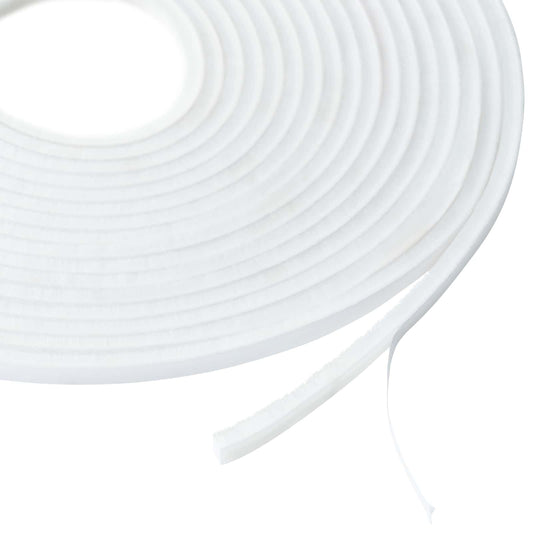 Self-Adhesive Door Brush Seal 25 m PP White