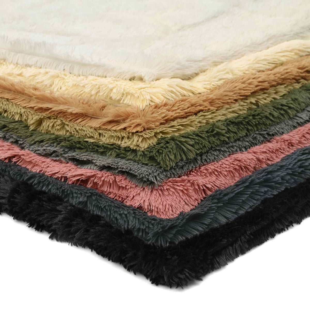 Cushion with Pillow HEERLEN 6 pcs Anthracite PV Fleece