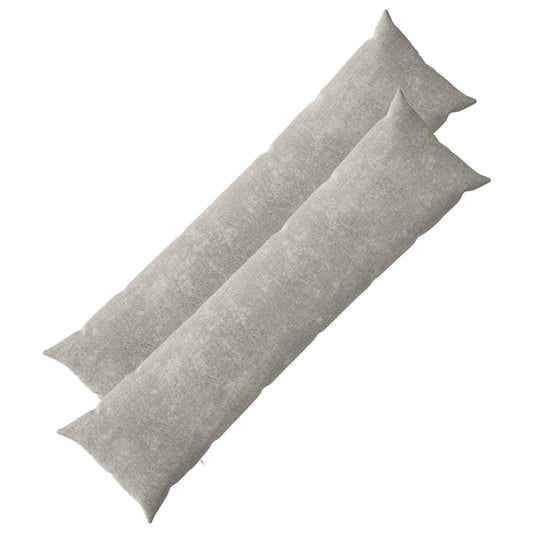 Throw Pillow 2 pcs HEERLEN Light Grey 40 x 145 cm