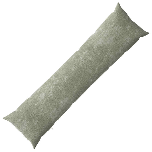 Throw Pillow HEERLEN Green 40 x 145 cm Chenille Fabric
