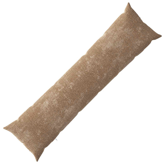 Throw Pillow HEERLEN Brown 40 x 145 cm Chenille Fabric