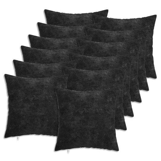 Throw Pillow 12 pcs HEERLEN Anthracite 45 x 45 cm