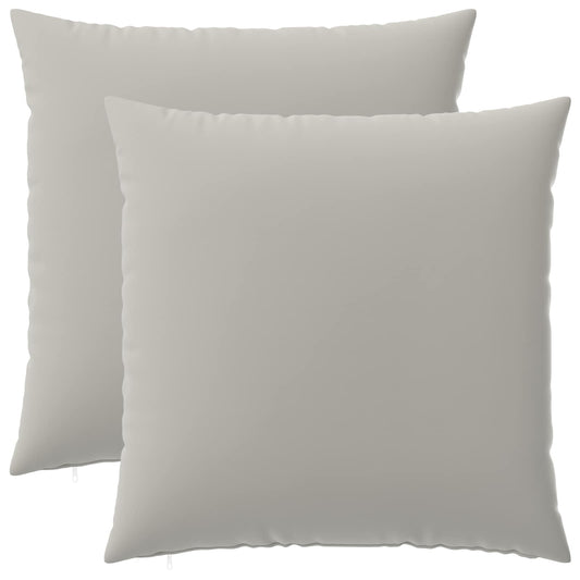 Throw Pillow 2 pcs HEERLEN Grey 70 x 70 cm Polyester