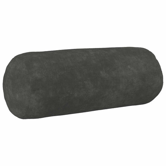 Cushion with Pillow HEERLEN 6 pcs Anthracite Microfiber Fleece