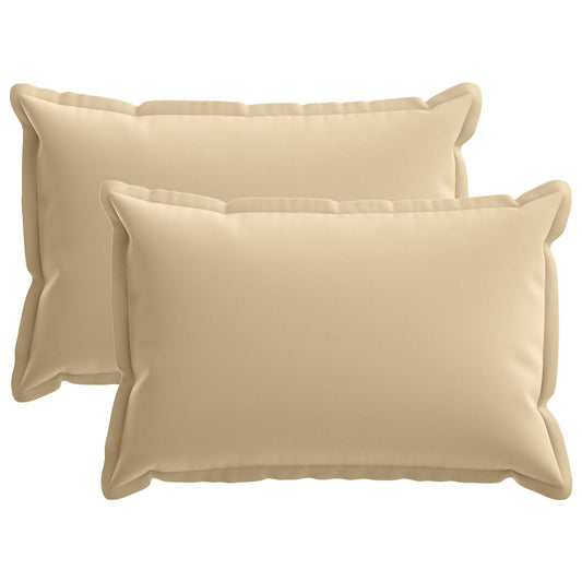 Cushion with Pillow HOUTEN 2 pcs Beige Polyester