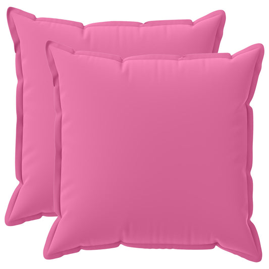 Throw Pillow 2 pcs HOUTEN Pink 55 x 55 cm Polyester