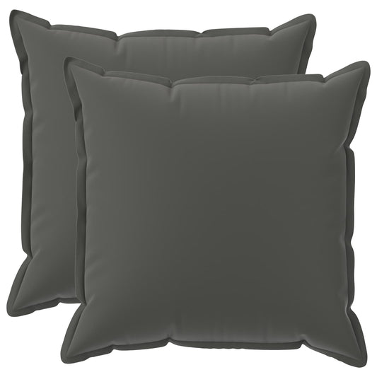 Throw Pillow 2 pcs HOUTEN Anthracite 70 x 70 cm Polyester
