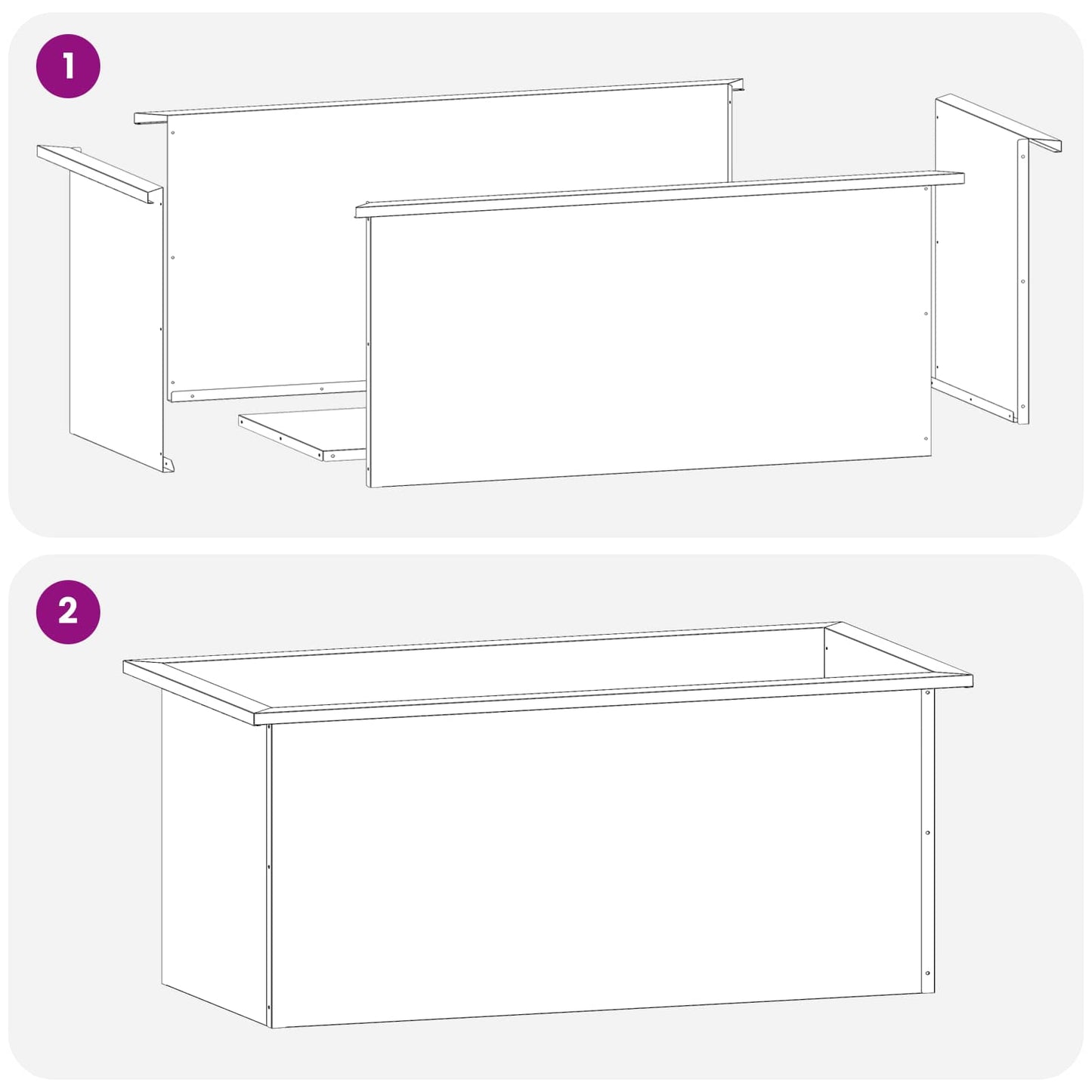 Garden Planter with LED Black 40 x 80 x 40 cm Steel