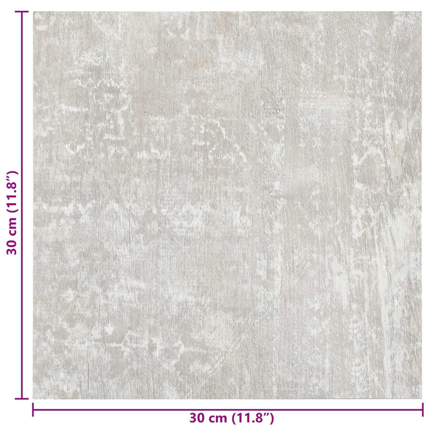 Self-adhesive Flooring Planks Light Grey 30.5 x 30.5 cm 20 pcs
