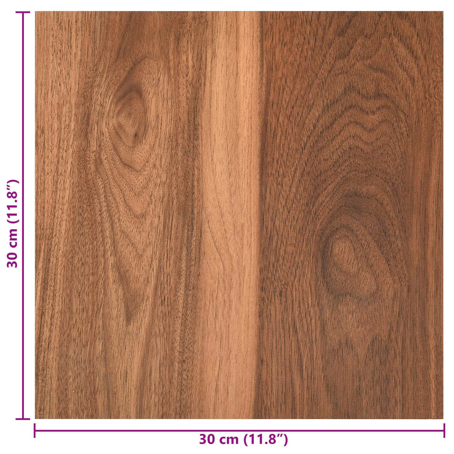 Self-adhesive Flooring Planks Wood Colour 30.5 x 30.5 cm 20 pcs