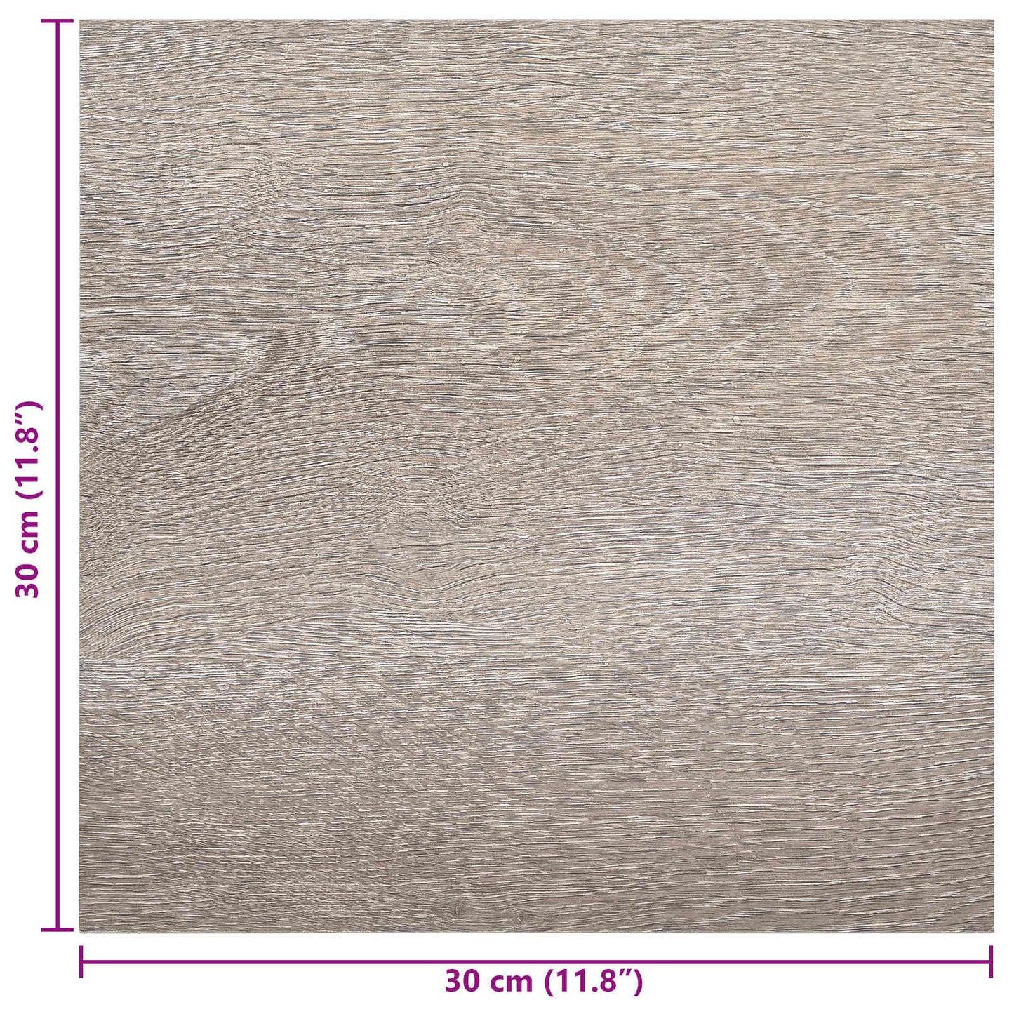 Self-adhesive Flooring Planks Taupe 30.5 x 30.5 cm 20 pcs PVC