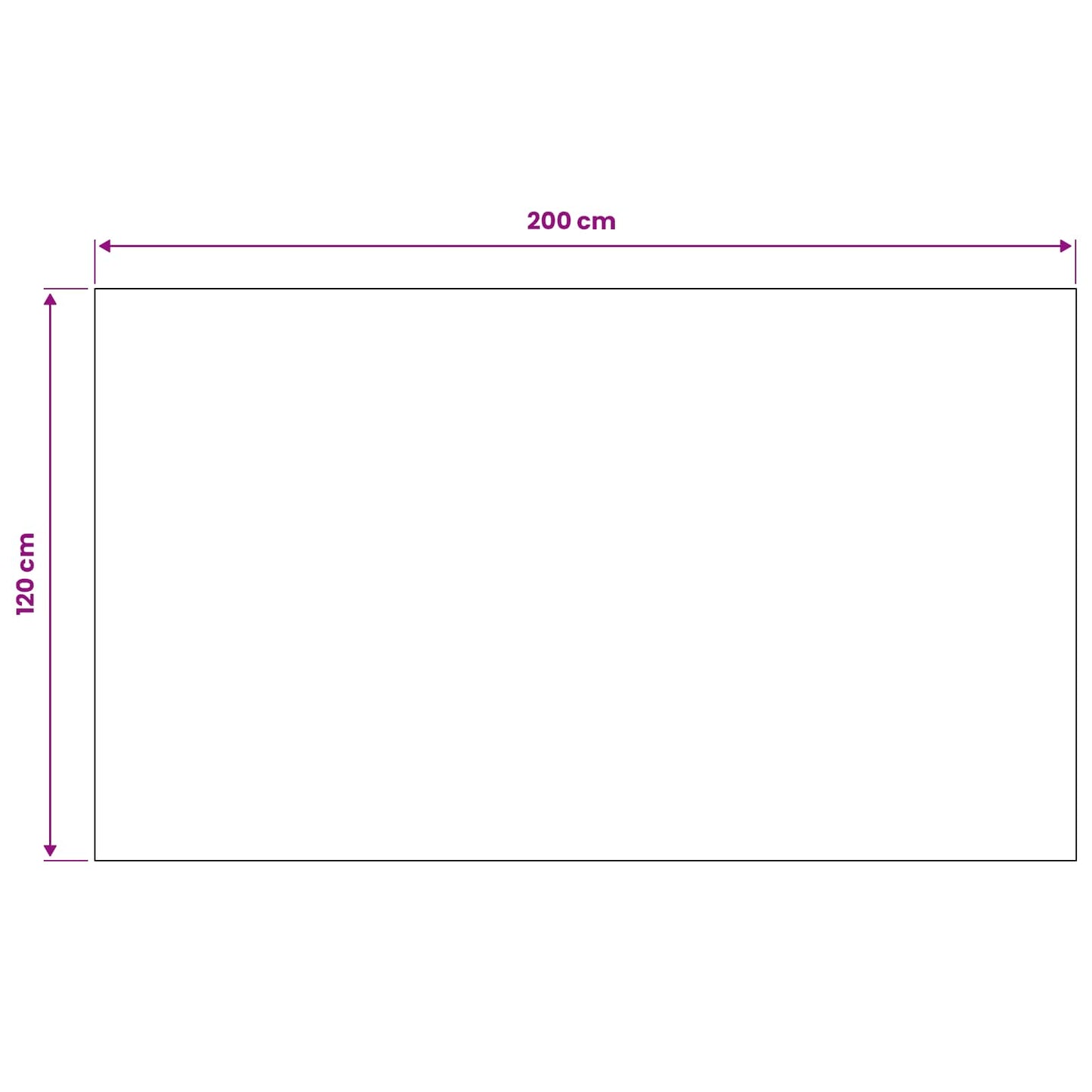 Floor Mat Black 1.2 x 2 m Rubber