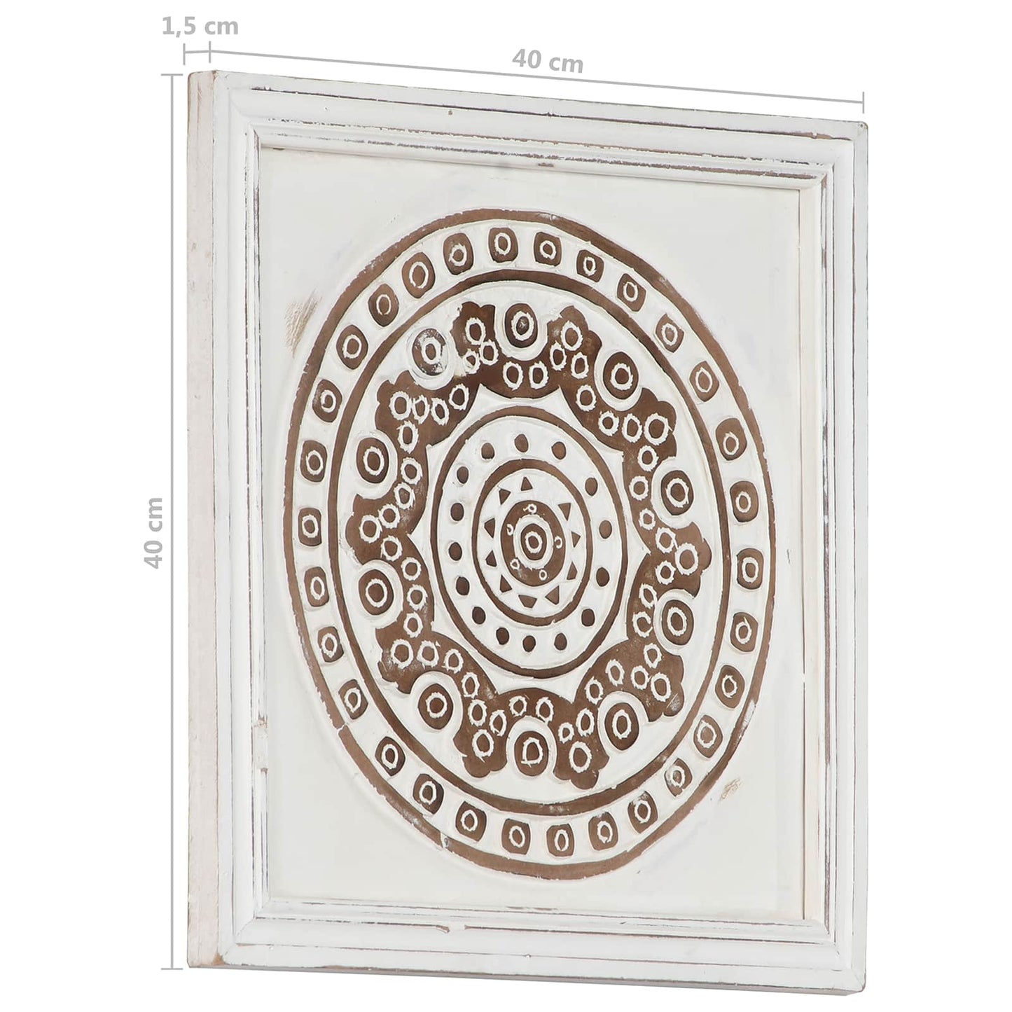 Art Decor 2 pcs 40 x 40 x 1.5 cm Engineered Wood
