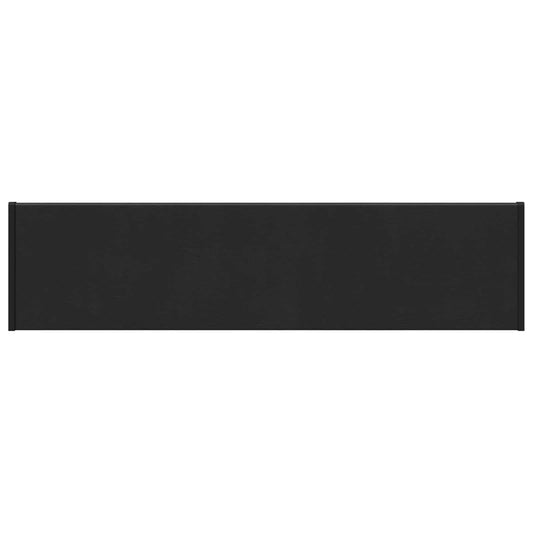 Window Sill Black with wood grain 100 x 20 x 4.5 cm PVC