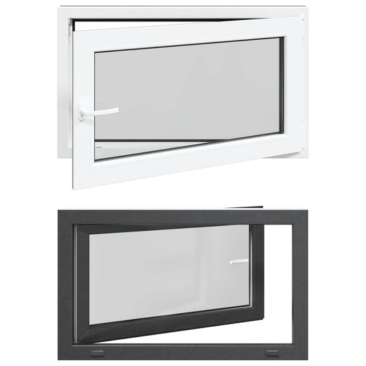 Tilt & Turn Basement Window RISOR 100 x 60 cm PVC and Glass