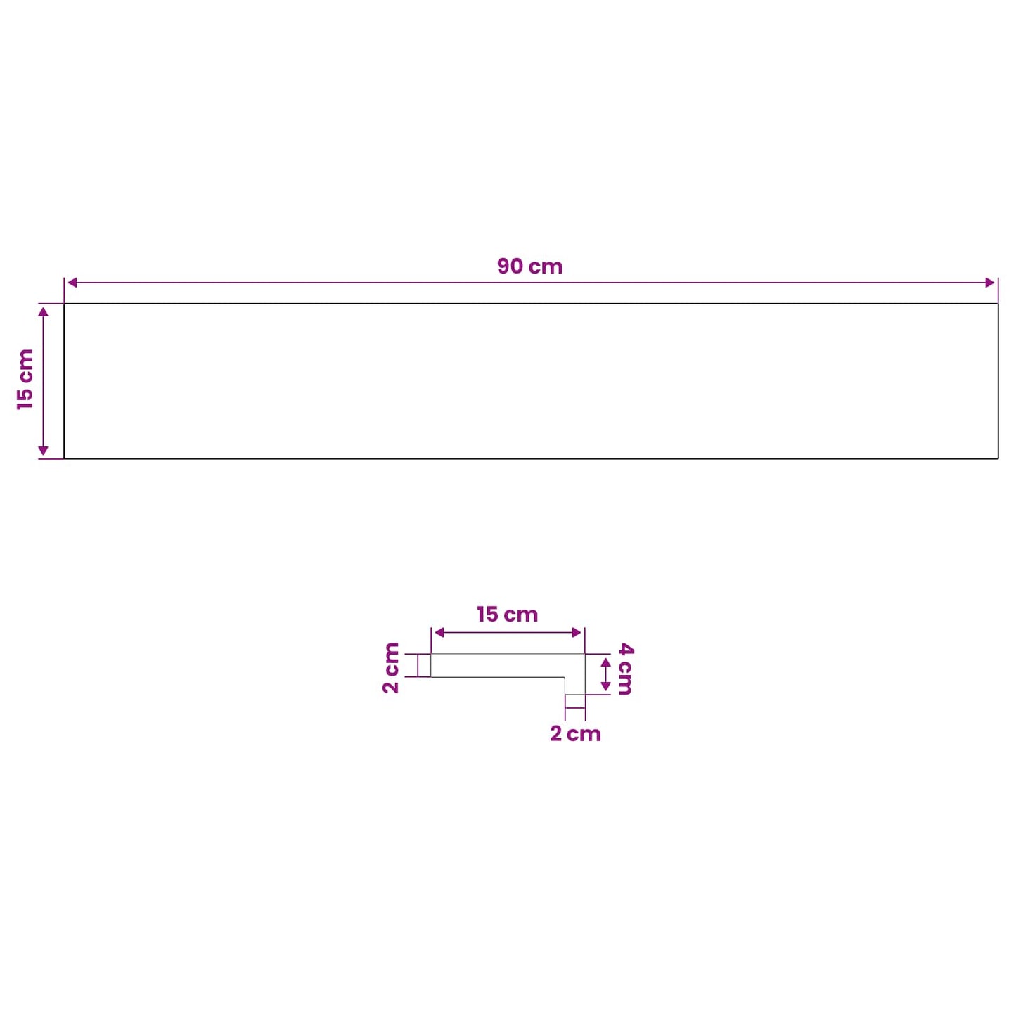 Window Sills 2 pcs Light Brown 90 x 15 x 2 cm Solid Beech Wood