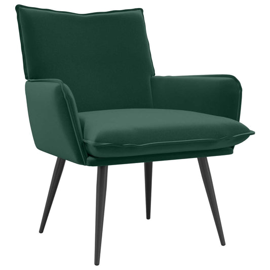 Armchair Dark Green Velvet