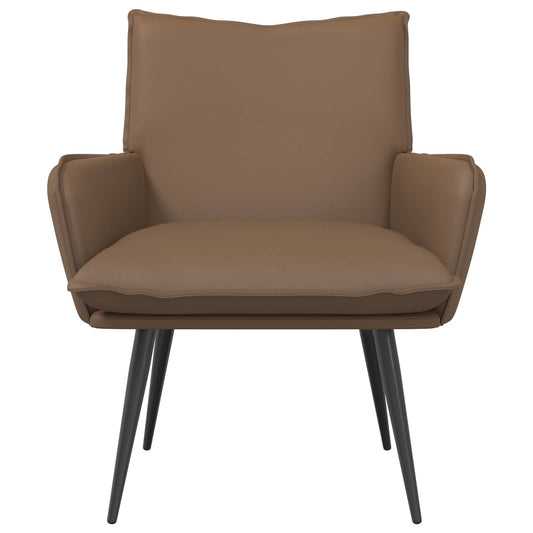 Armchair Cappuccino Faux Leather