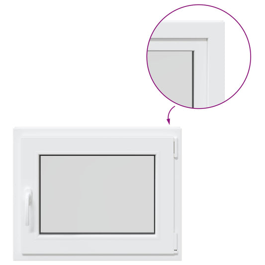 Basement Window RISOR 65 x 55 cm PVC and Glass