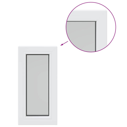 Cellar Window Internal Colour White RISOR 30 x 35 cm