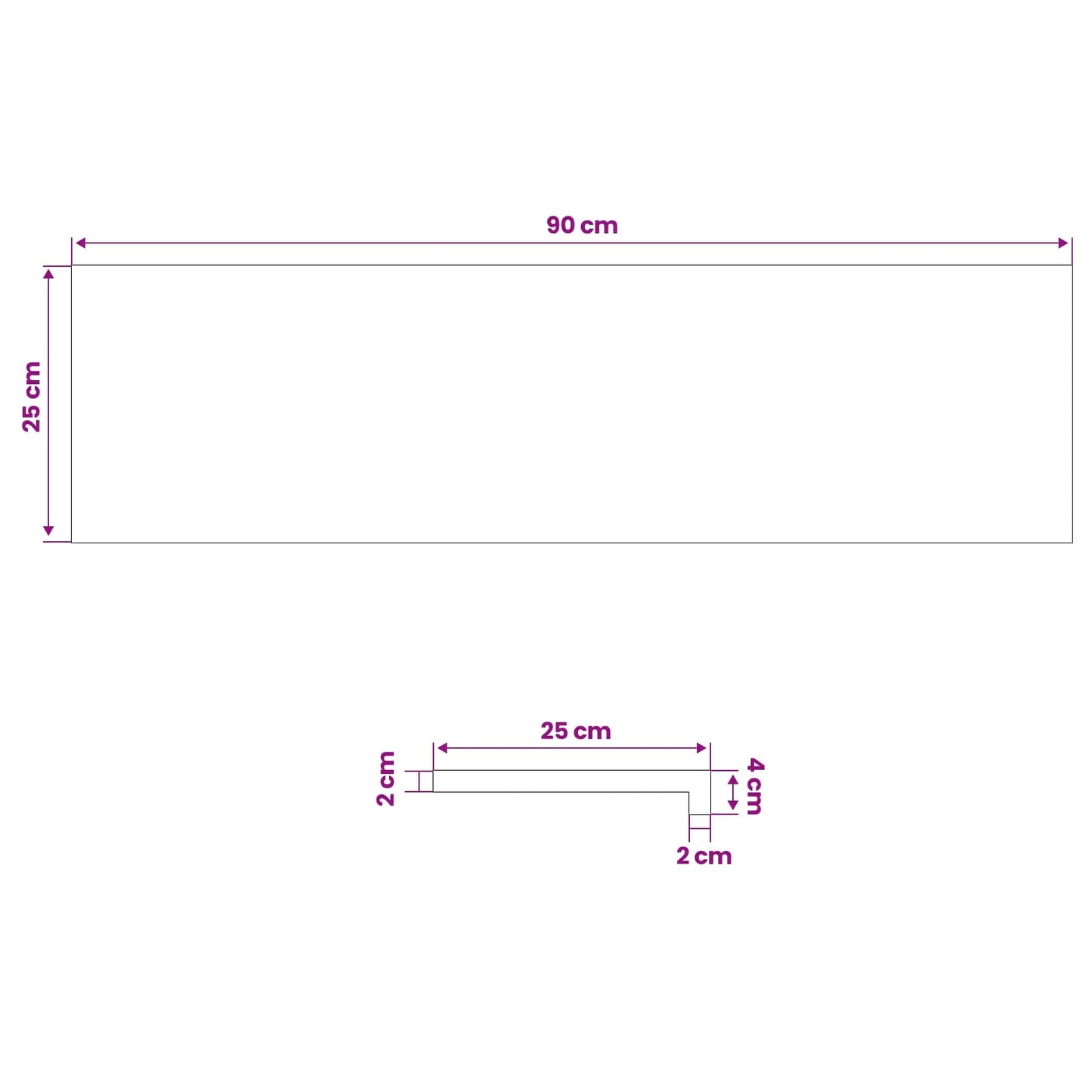 Window Sills 2 pcs Brown 90 x 25 x 2 cm Solid Oak Wood