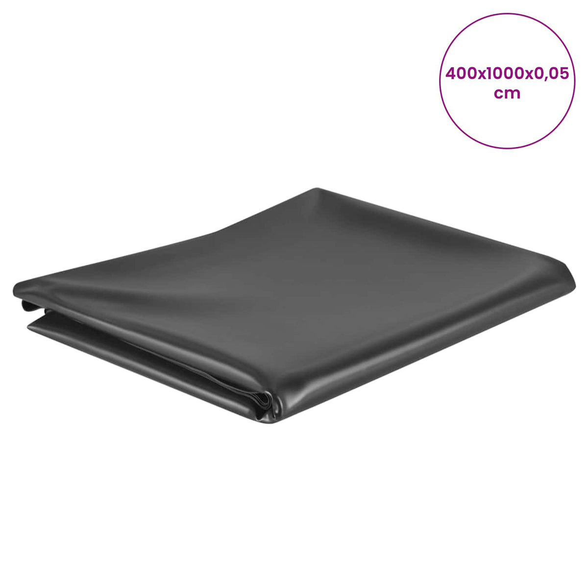 Pond Liner 4 x 10 m PVC 0.5 mm Black