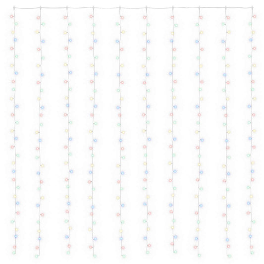 Curtain Lights 300 LEDs Multicolour 300 x 300 cm