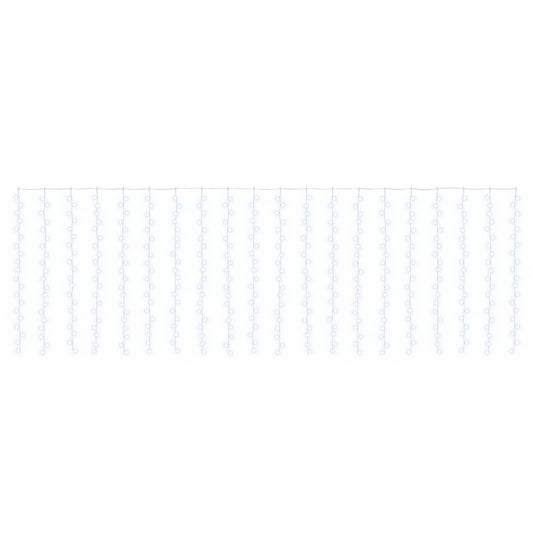 Curtain Lights 400 LEDs Cold White 600 x 200 cm