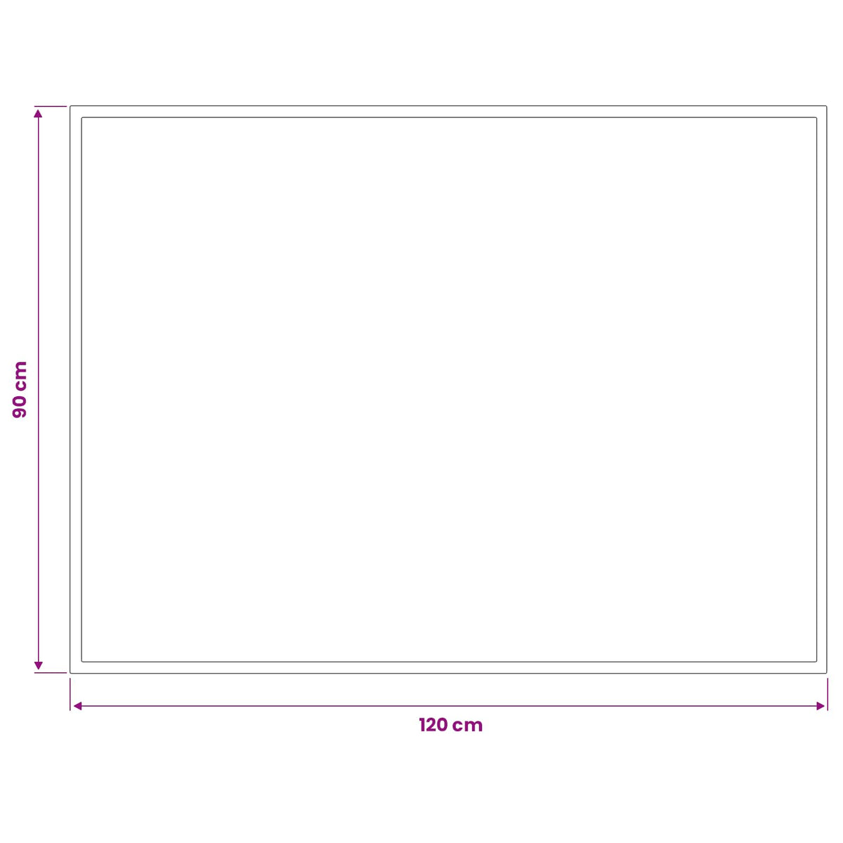 Doormat Light Grey 120 x 90 cm 100% Polyamide