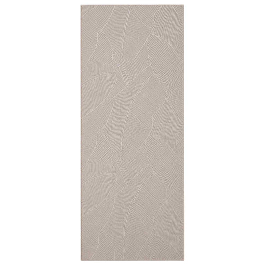 Rug IZA Beige 80 x 200 cm 100% Polyester Low Pile