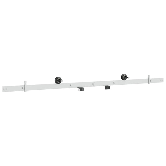 Sliding Door Hardware Kit 152.4 cm Steel White