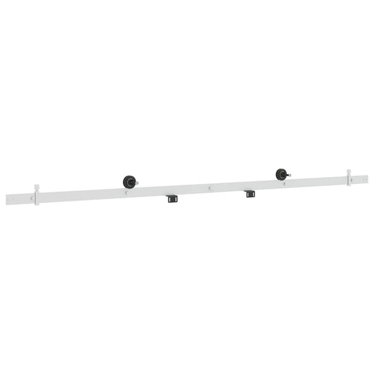 Sliding Door Hardware Kit 213.4 cm Steel White