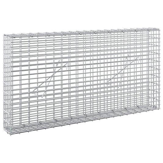 Gabion with 3.5 mm Wire and 5x2.5 cm Mesh 100x10x50 cm