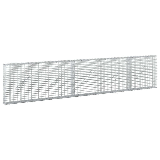 Gabion with 3.5 mm Wire and 5x2.5 cm Mesh 250x10x50 cm