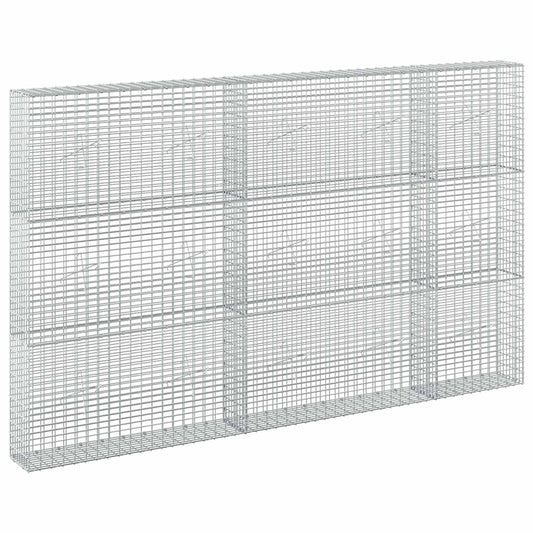 Gabion with 3.5 mm Wire and 5x2.5 cm Mesh 250x20x150 cm