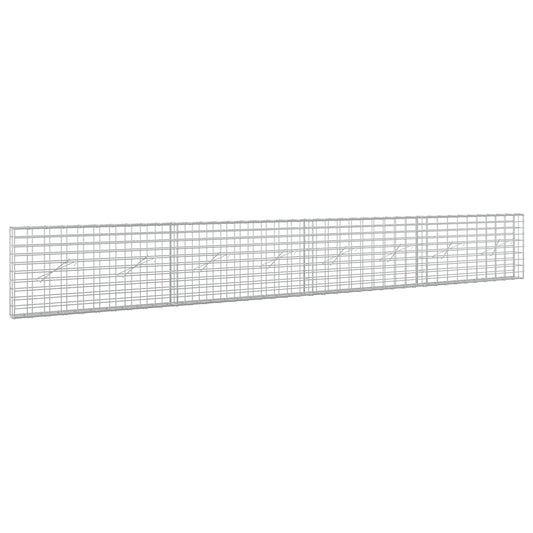 Gabion with 3.5 mm Wire and 5x10 cm Mesh 400x10x50 cm