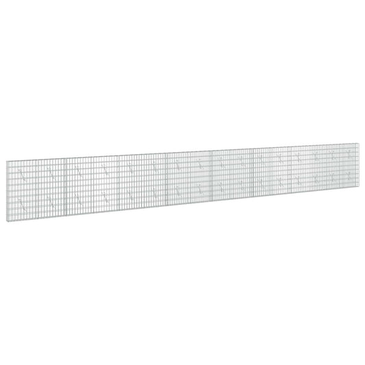 Gabion with 3.5 mm Wire and 5x10 cm Mesh 800x10x100 cm