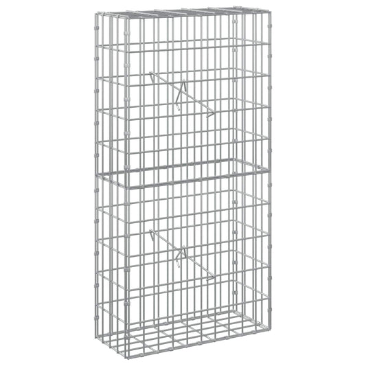 Gabion with 3.5 mm Wire and 5x10 cm Mesh 50x20x100 cm