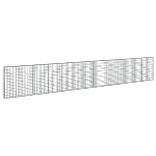 Gabion with 3.5 mm Wire and 5x10 cm Mesh 650x20x100 cm