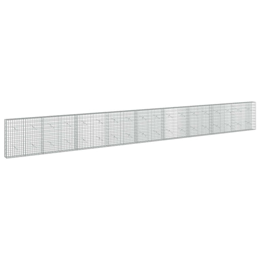 Gabion with 3.5 mm Wire and 5x10 cm Mesh 900x20x100 cm