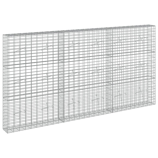 Gabion with 3.5 mm Wire and 5x10 cm Mesh 300x20x150 cm
