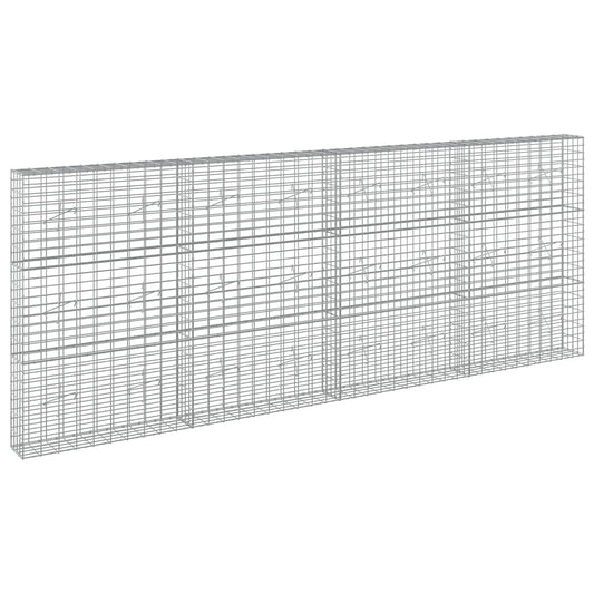 Gabion with 3.5 mm Wire and 5x10 cm Mesh 400x20x150 cm