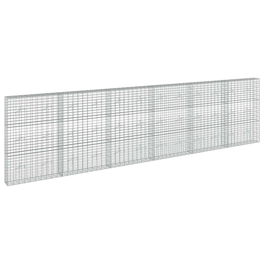 Gabion with 3.5 mm Wire and 5x10 cm Mesh 600x20x150 cm