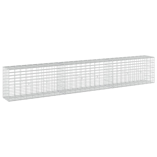 Gabion with 3.5 mm Wire and 5x10 cm Mesh 300x30x50 cm
