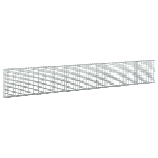 Gabion with 5 mm Wire and 5x2.5 cm Mesh 350x10x50 cm