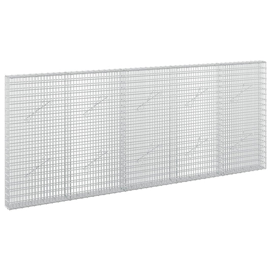 Gabion with 5 mm Wire and 5x2.5 cm Mesh 250x10x100 cm