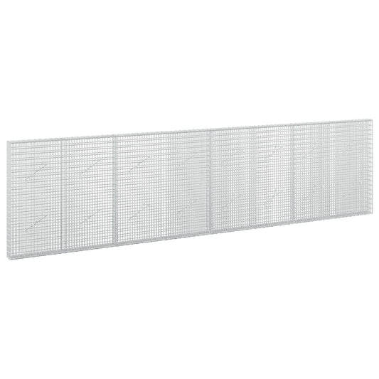 Gabion with 5 mm Wire and 5x2.5 cm Mesh 400x10x100 cm