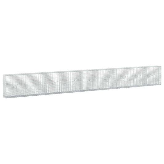 Gabion with 5 mm Wire and 5x2.5 cm Mesh 450x20x50 cm